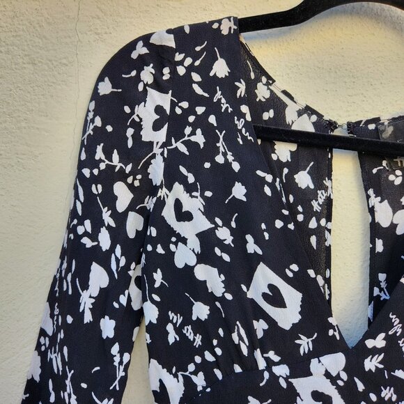 RARE Reformation F Off Hate You Heart Print Dress - Picture 7 of 10